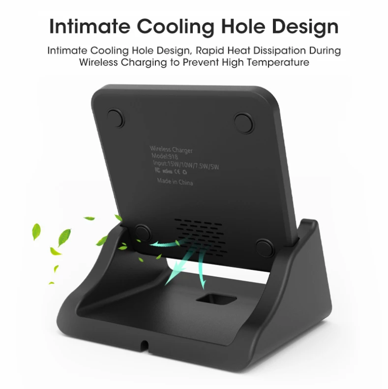 10w wiress charging stand cooling design