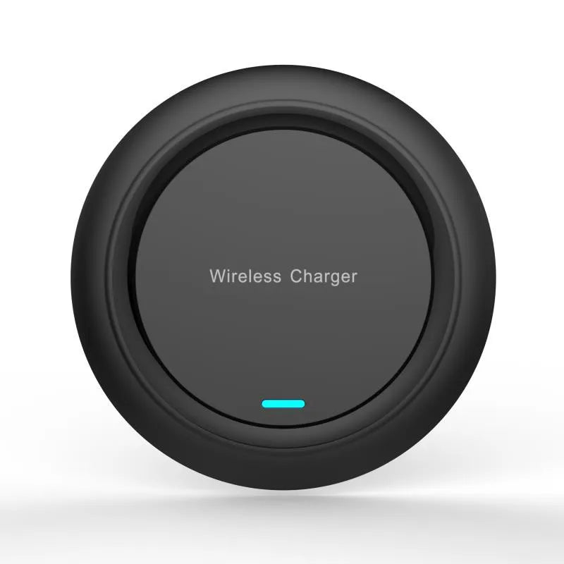 15w 10w wireless charging pad soft touch black