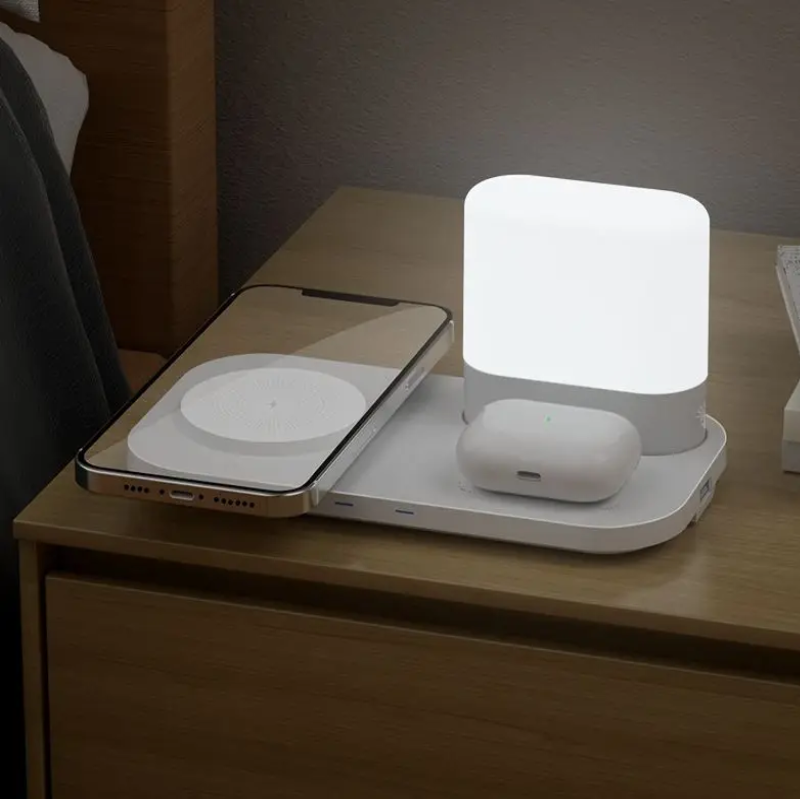 15w dual wireless charging touch activated night light main img
