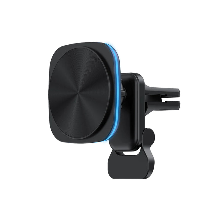 15W Magnetic RGB Wireless Charging Phone Car Mount for iPhone
