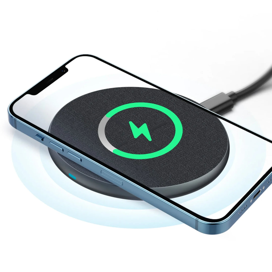15w soft touch wireless charging pad