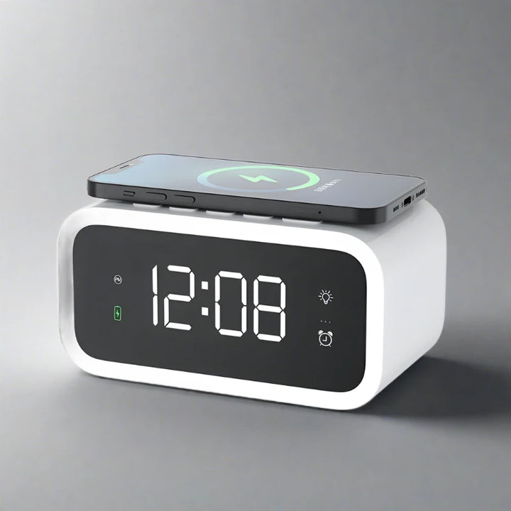 15w wireless charging alarm clock main img