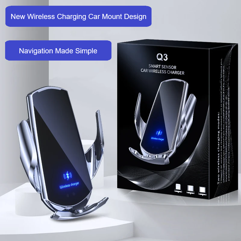 15w wireless charging led phone car vent mount upgrade