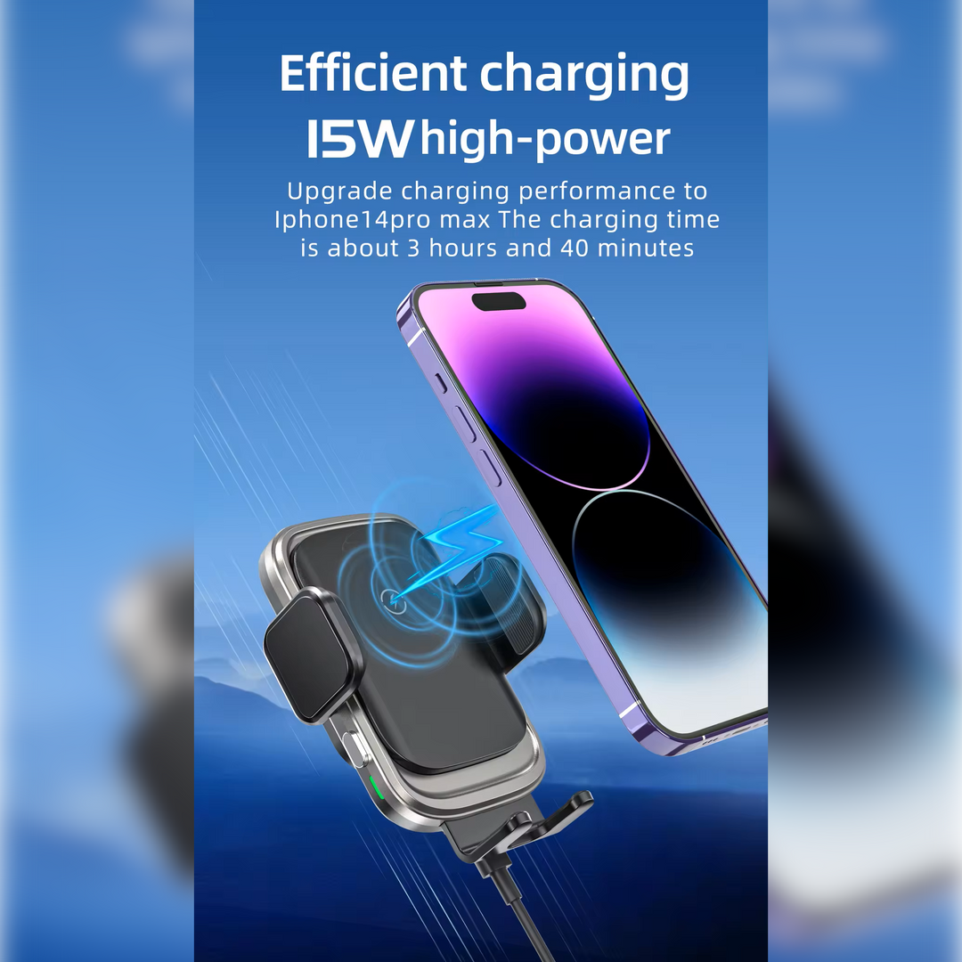 15w wireless charging phone car vent mount high power