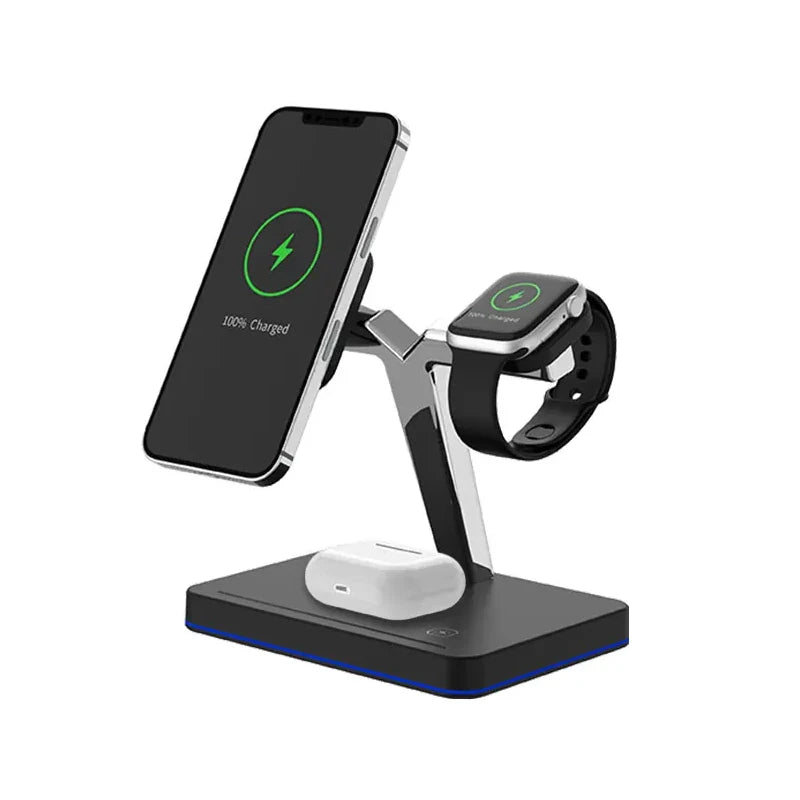 3 in 1 magnetic 15w wireless charging stand