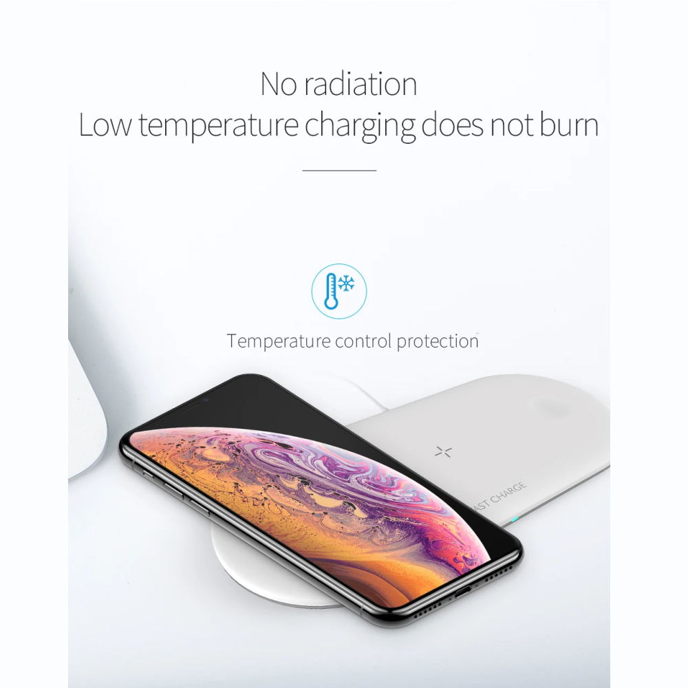 3 in 1 wireless charging pad radiation prevention