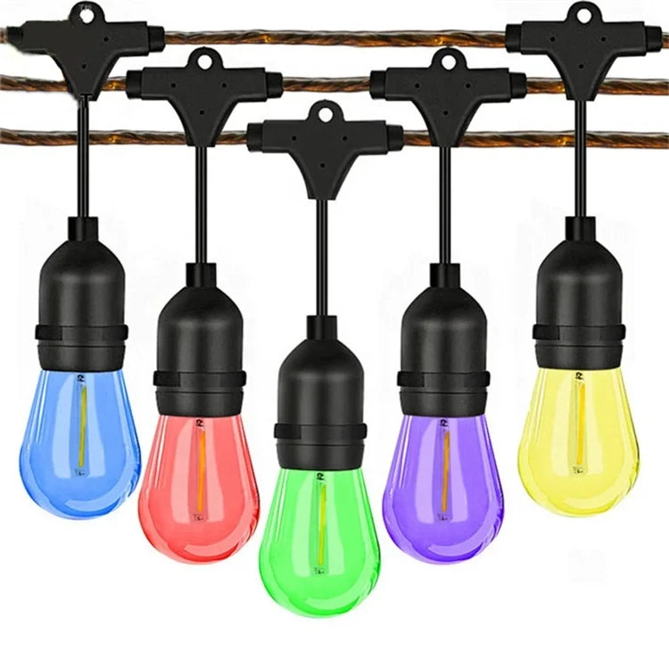 RGB LED Outdoor String Lights