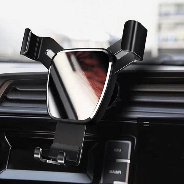 aluminium alloy phone holder for car dashboard black 2