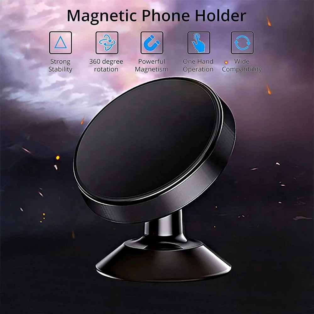 aluminum alloy universal magnetic phone holder car mount features