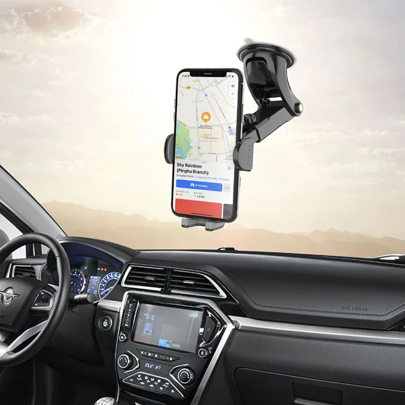 dashboard windshield universal carbon fiber phone car mount upper