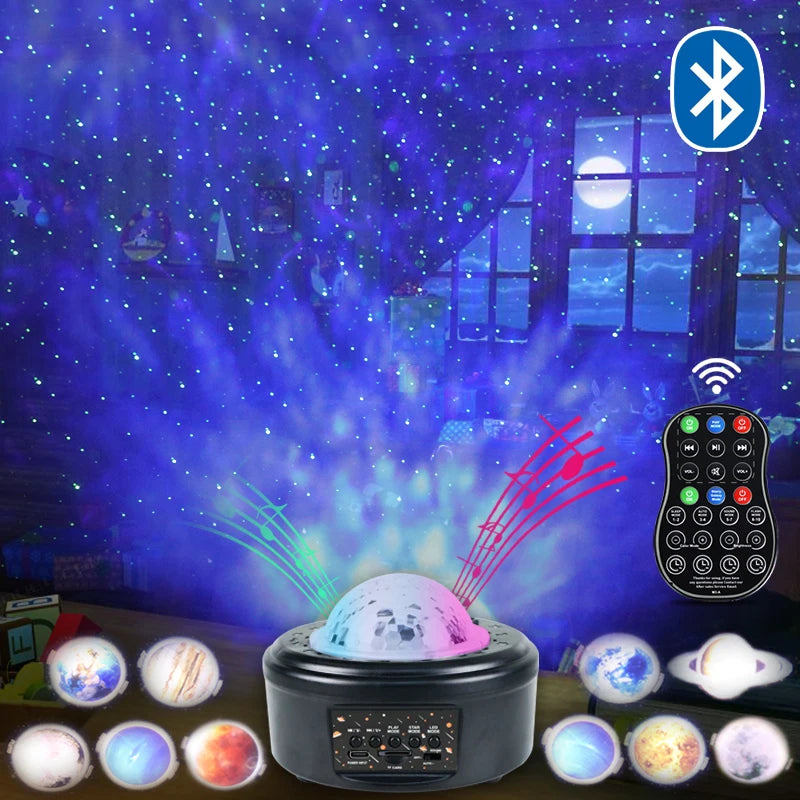 led night light star projector lighting functionality control
