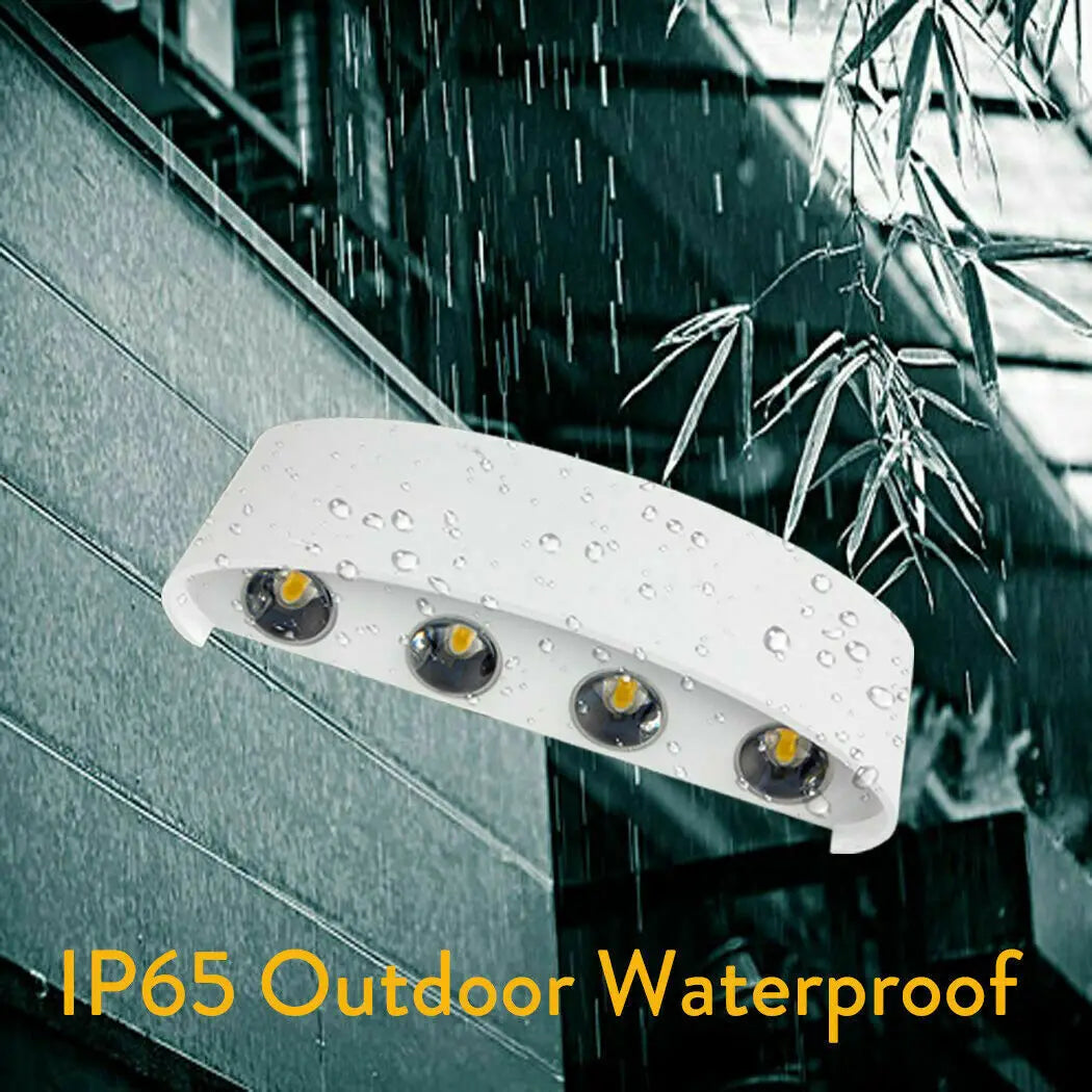 modern led wall light decorative sconce ip65 waterproof outdoor rain